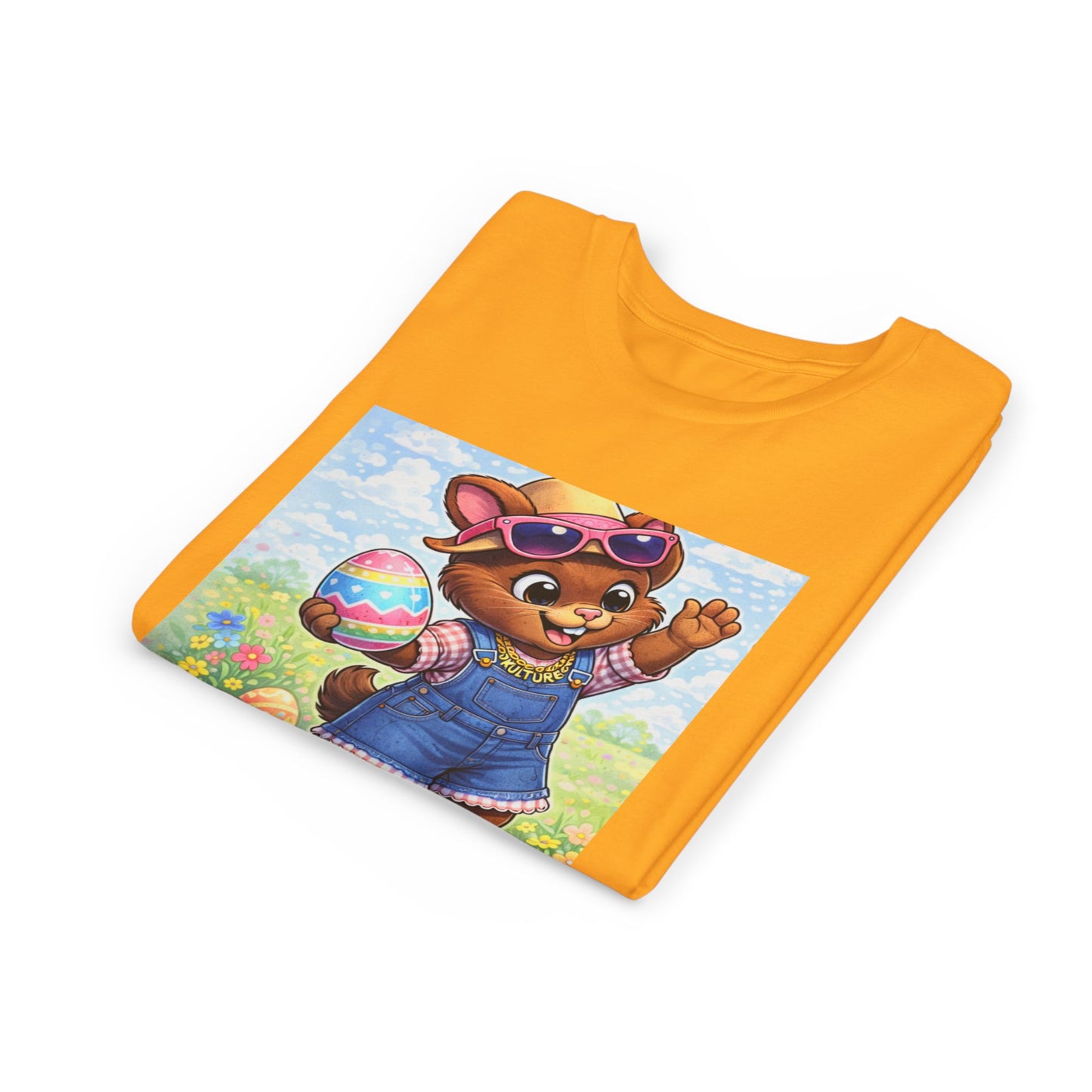 Kulture Fresh™ "Easter Cowgirl" Bunny Youth Tee — Kulture Kids Easter Shirt