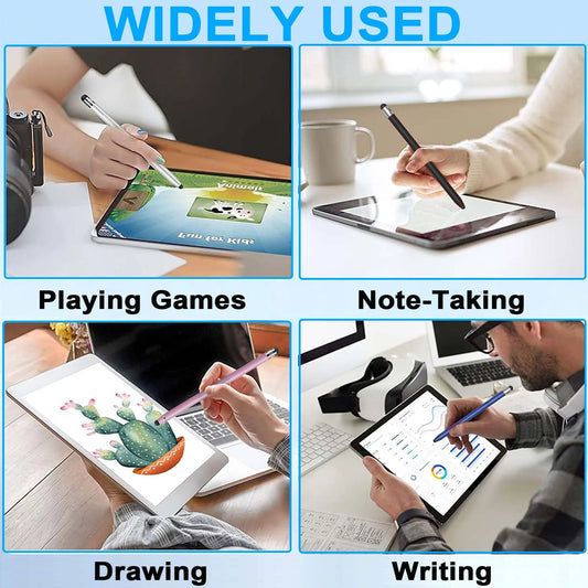 GlowWrite™ Stylus Pen for iPad, Stylus for Touch Screens – Digiroot 4-Pack High Sensitivity & Precision Stylus with 8 Extra Tips for iPhone, iPad Pro, Samsung Galaxy, Tablets & PC