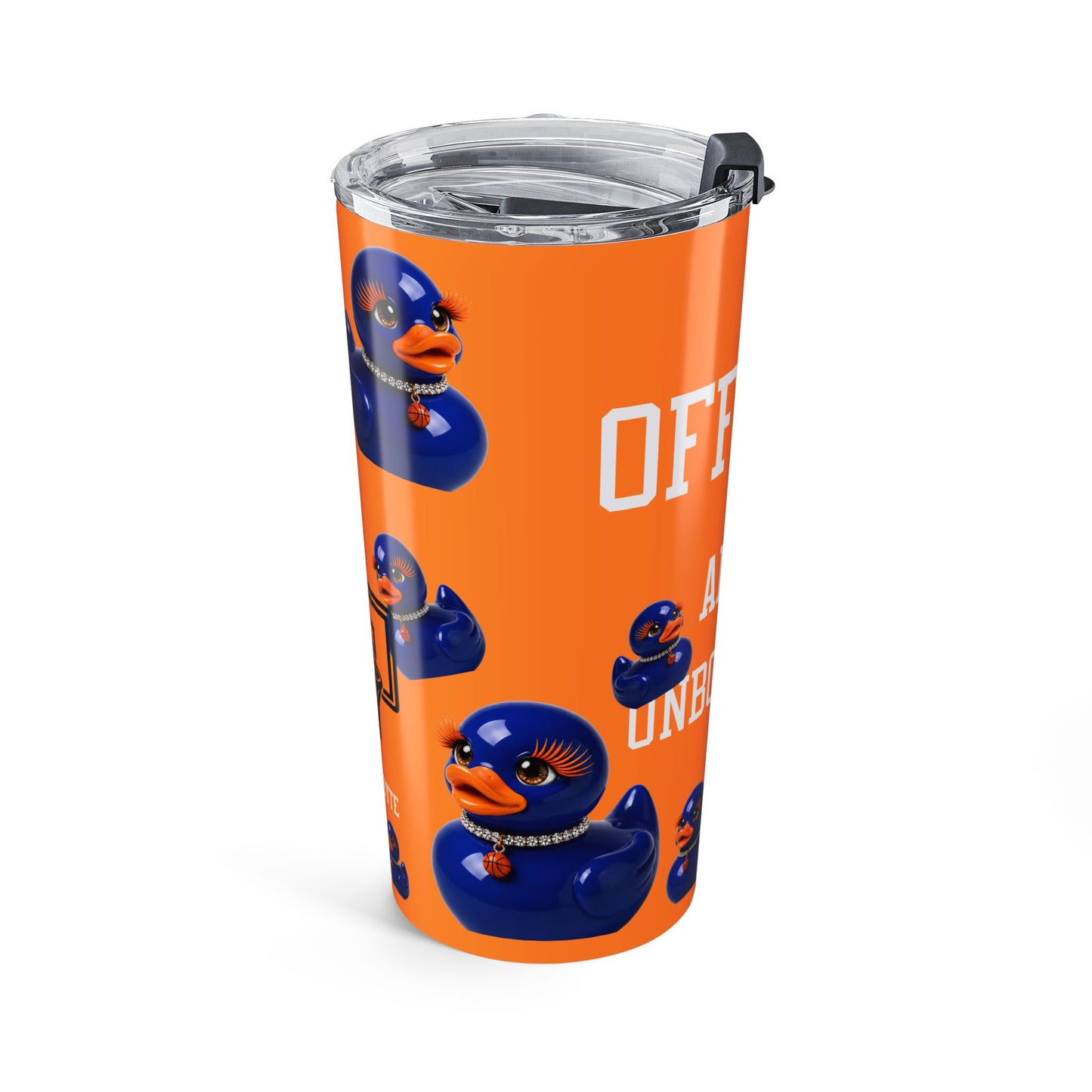 Offroad and Unbothered Tumbler | NYC Glamour Duck Tumbler | Brooklyn Byte™ | Basketball Tumbler