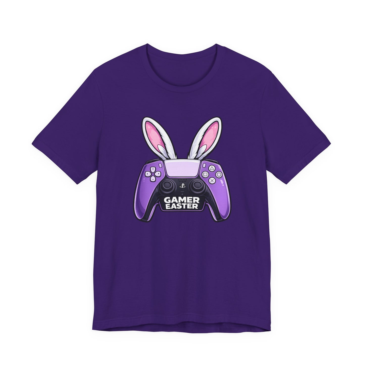 Kulture Fresh™ "Gamer Easter" T-Shirt — Purple Controller Bunny Tee