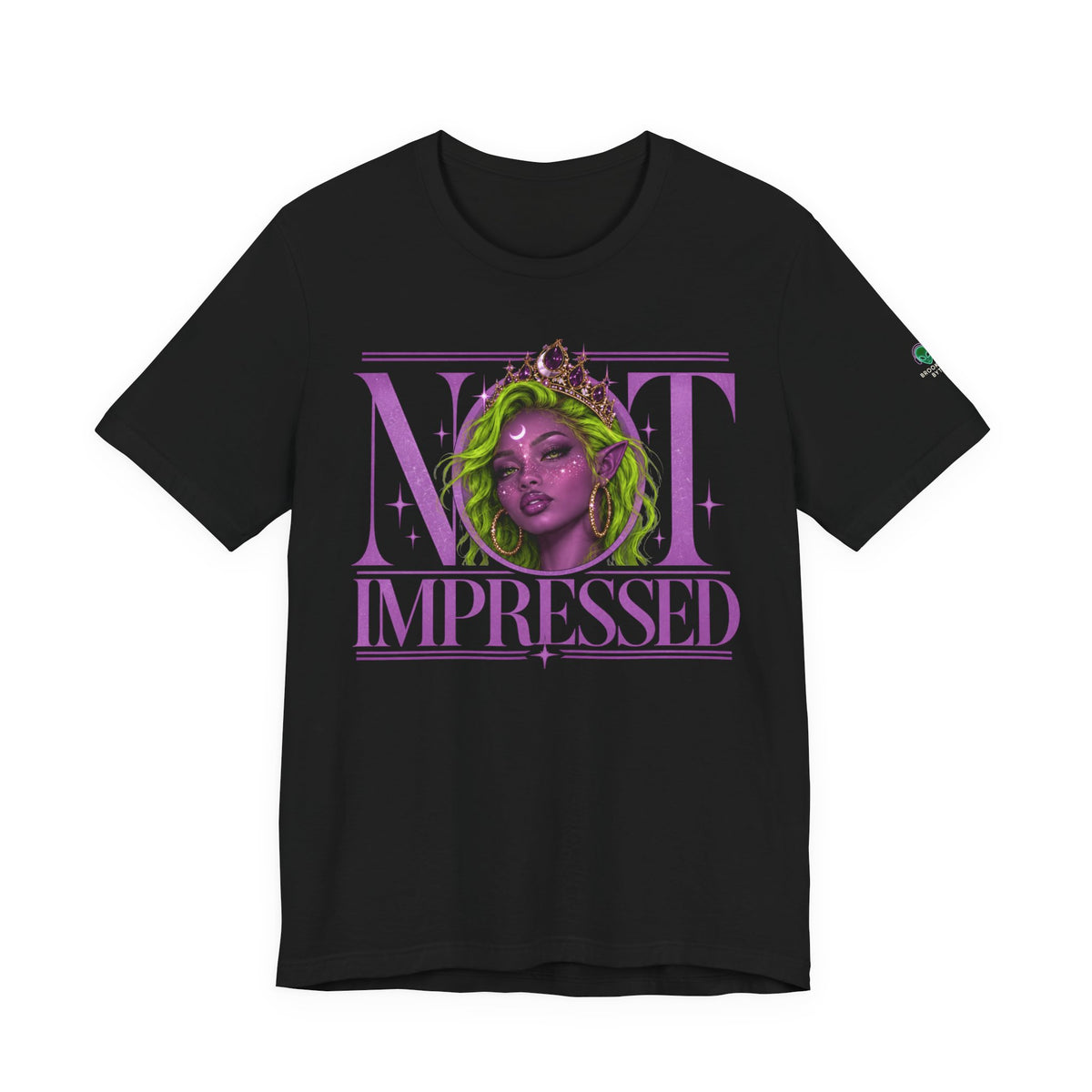Alien Princess Marz "Not Impressed" Graphic  Tee