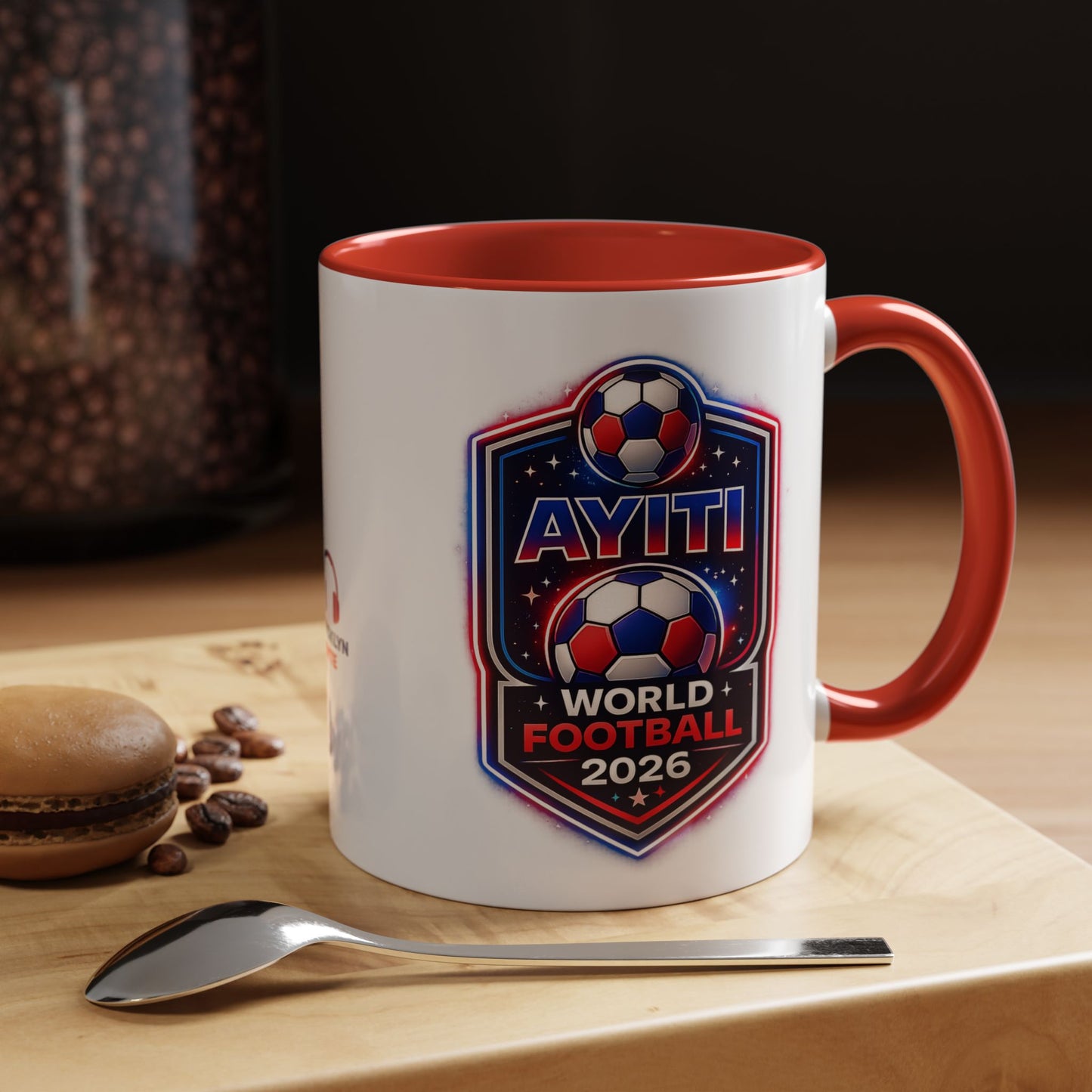 Brooklyn Byte™ Haitian Coffee Mug – Official 2026 AYITI WORLD™ Football Coffee Mug