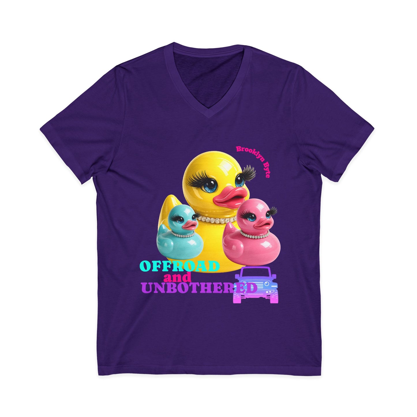 Offroad and Unbothered Duck Shirt | Cute Duck Graphic Tee | Adventure Lover Gift | Colorful Summer T-Shirt | Brooklyn Byte
