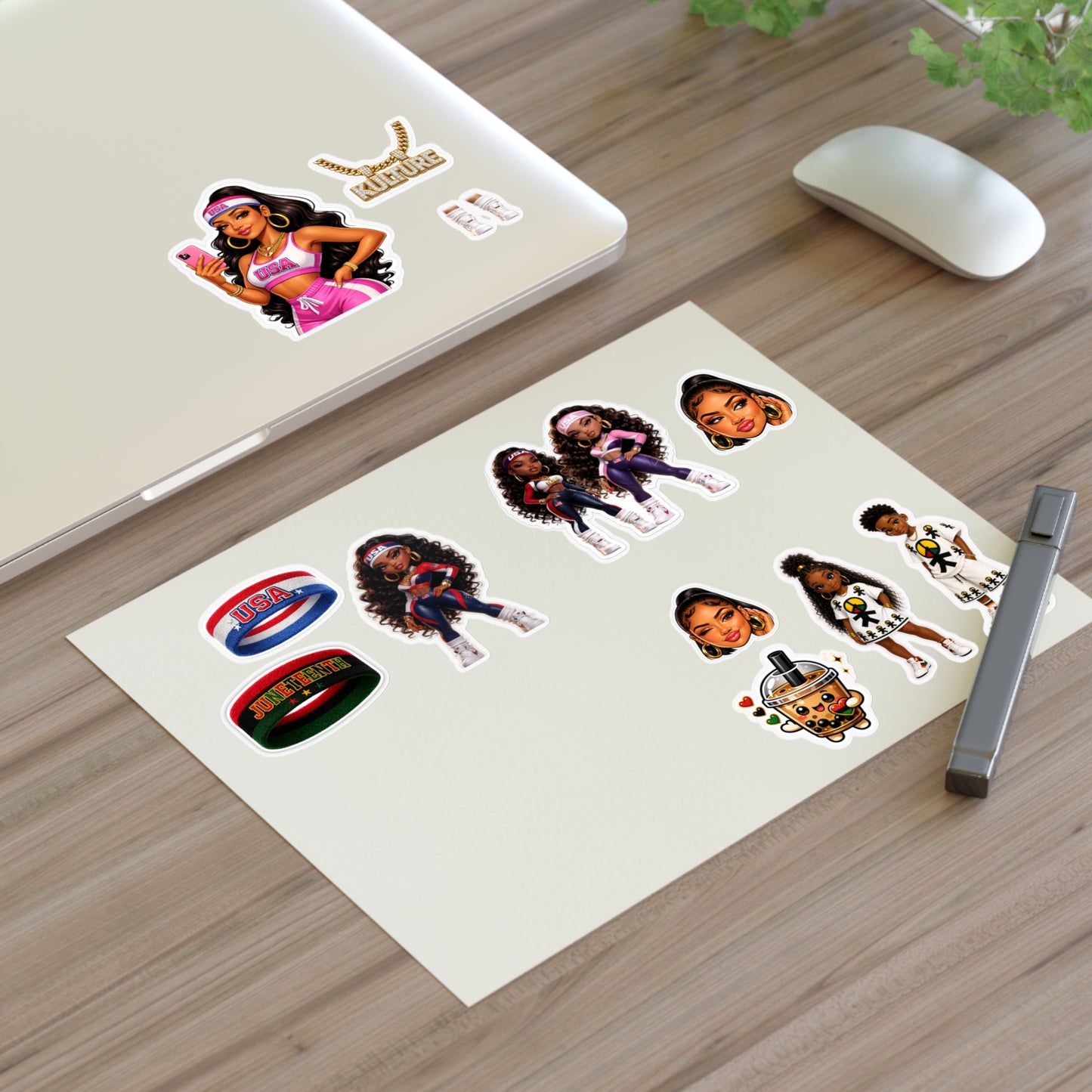 Brooklyn Byte™ AmericanBaddie Juneteenth Sticker Pack
