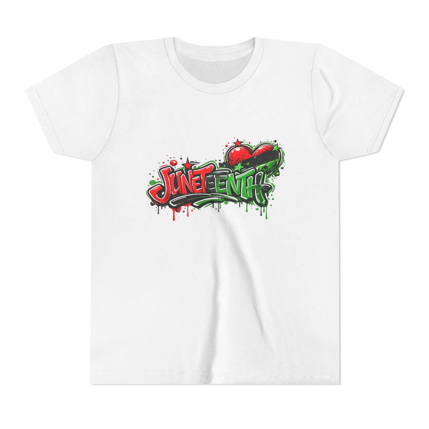 Juneteenth Kids Shirt | Black History Month Kids Tee | Juneteenth Graffiti T-Shirt | African American Pride Shirt | Freedom Day Youth Tee