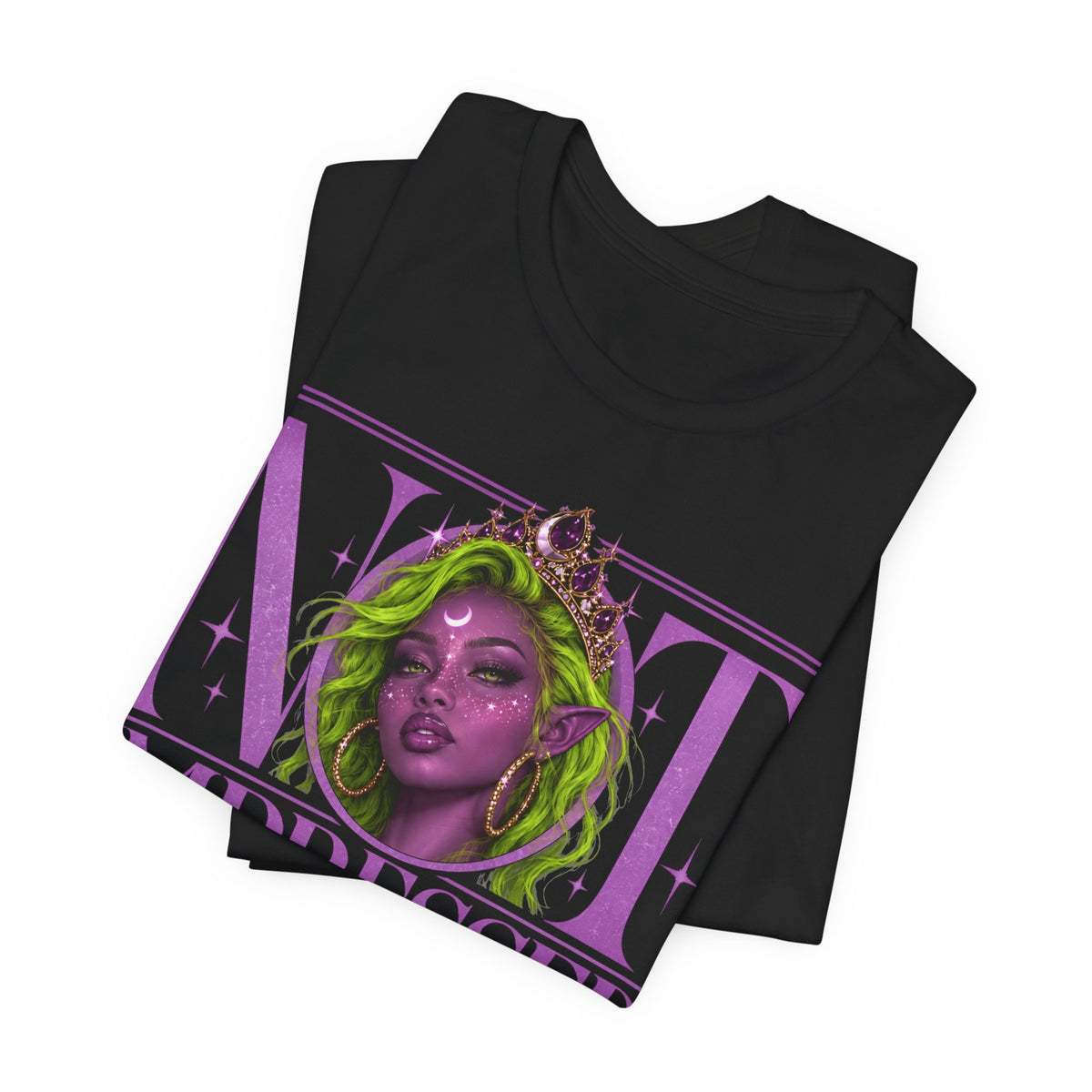 Alien Princess Marz "Not Impressed" Graphic  Tee