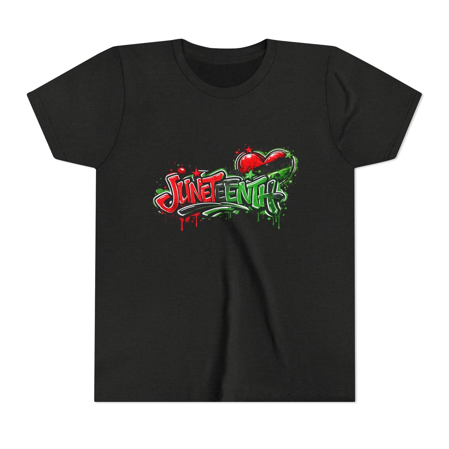 Juneteenth Kids Shirt | Black History Month Kids Tee | Juneteenth Graffiti T-Shirt | African American Pride Shirt | Freedom Day Youth Tee