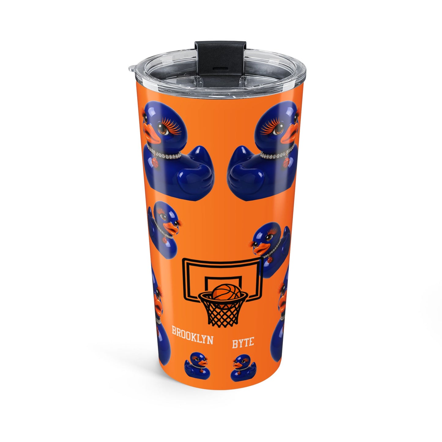 Offroad and Unbothered Tumbler | NYC Glamour Duck Tumbler | Brooklyn Byte™ | Basketball Tumbler
