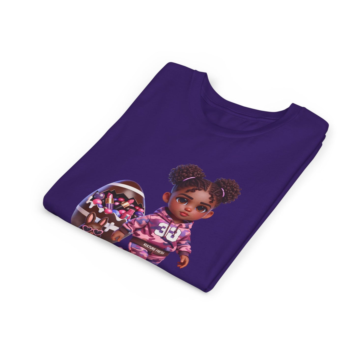 Kulture Fresh™ "Football Star" Easter Tee — Kulture Kids Streetwear Shirt #33