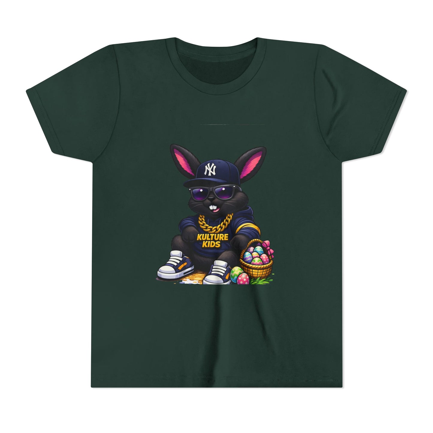 Kulture Fresh™ "Hip Hop Bunny" Streetwear Tee — Kulture Kids Easter Shirt