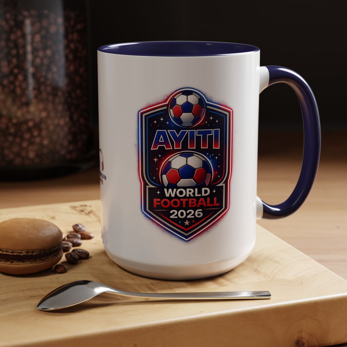 Brooklyn Byte™ Haitian Coffee Mug – Official 2026 AYITI WORLD™ Football Coffee Mug