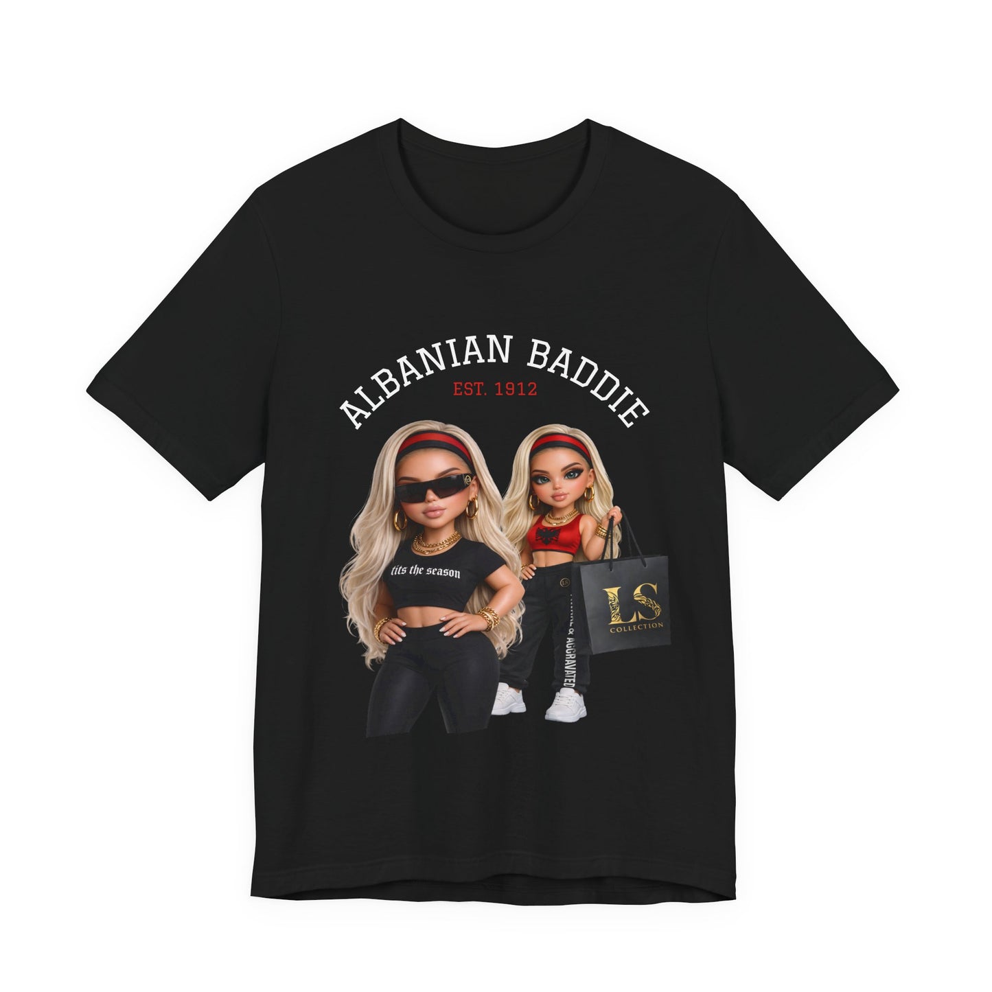 Kulture Fresh™ "Albanian Baddie" Chibi Tee — 1912 Heritage Edition