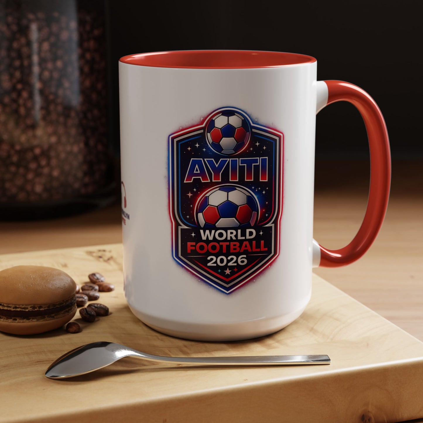 Brooklyn Byte™ Haitian Coffee Mug – Official 2026 AYITI WORLD™ Football Coffee Mug