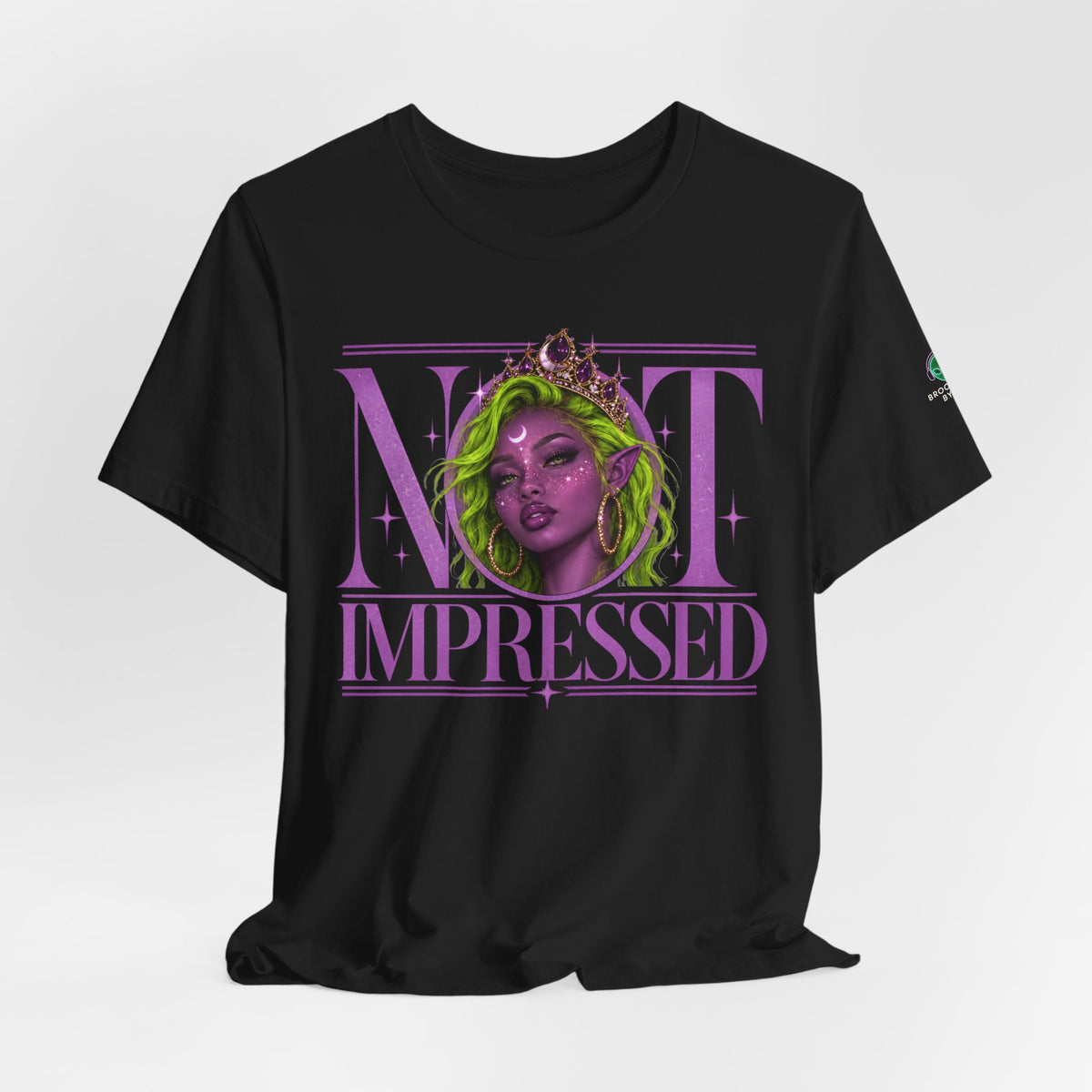 Alien Princess Marz "Not Impressed" Graphic  Tee