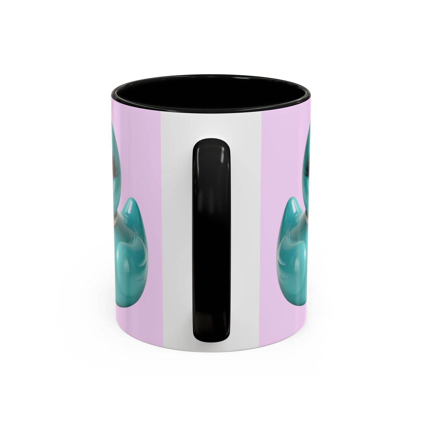Jeep Life™ Duck Duck Jeep Pink & Teal  Accent Coffee Mug —  Jeep Wrangler Life Design