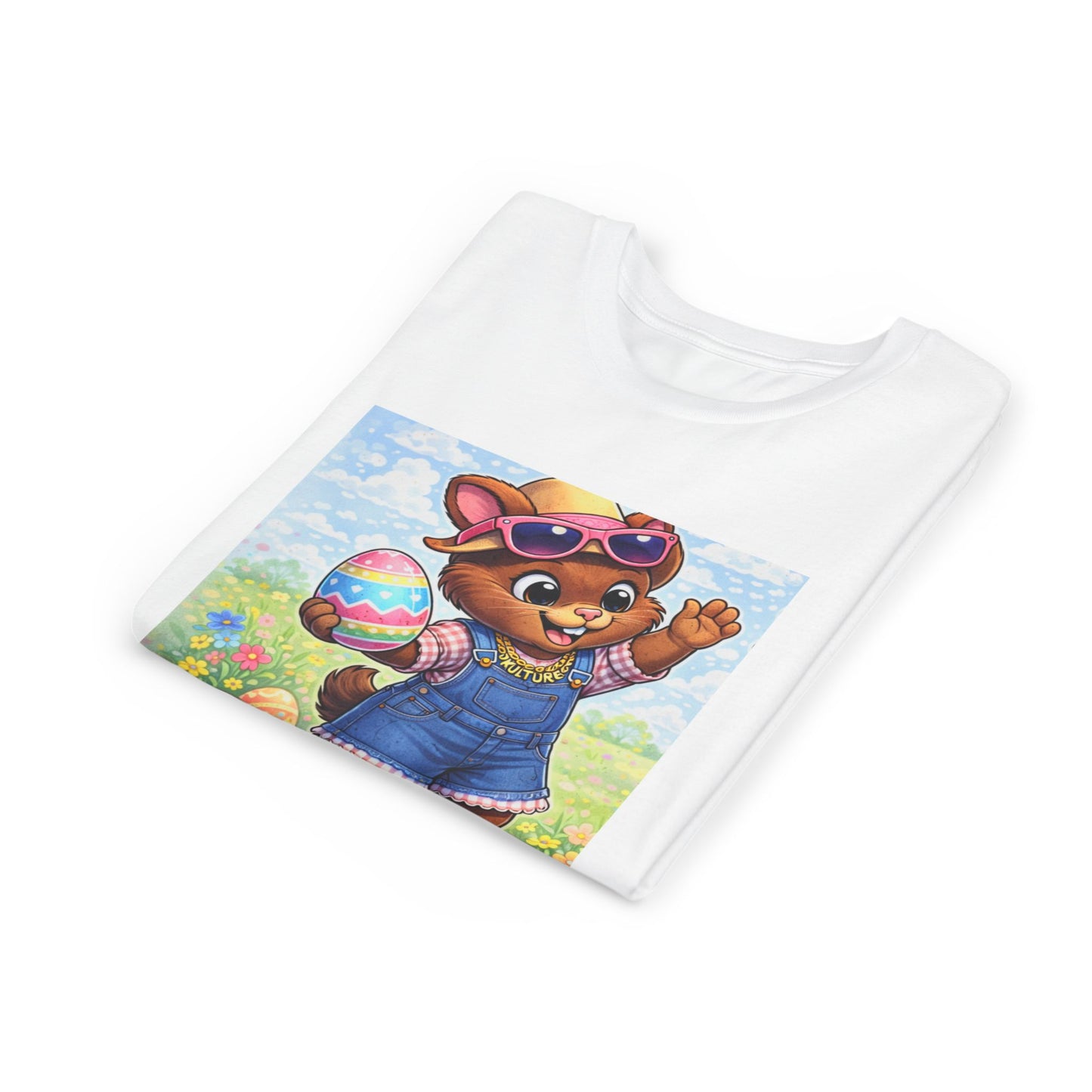 Kulture Fresh™ "Easter Cowgirl" Bunny Youth Tee — Kulture Kids Easter Shirt