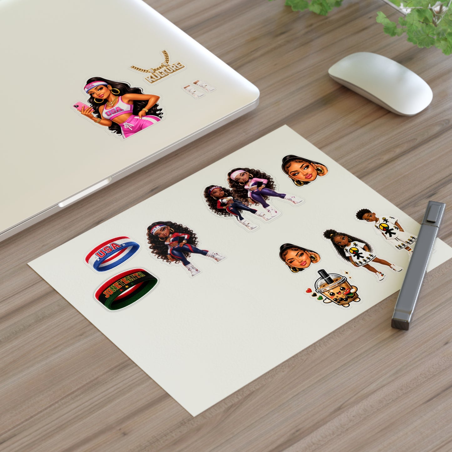 Brooklyn Byte™ AmericanBaddie Juneteenth Sticker Pack