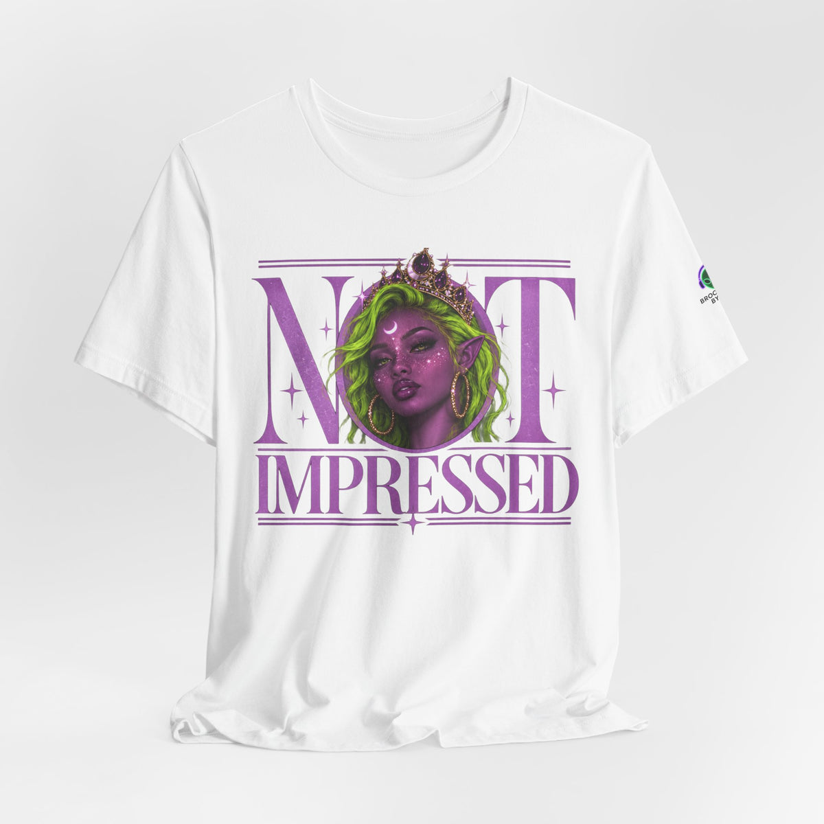 Alien Princess Marz "Not Impressed" Graphic  Tee