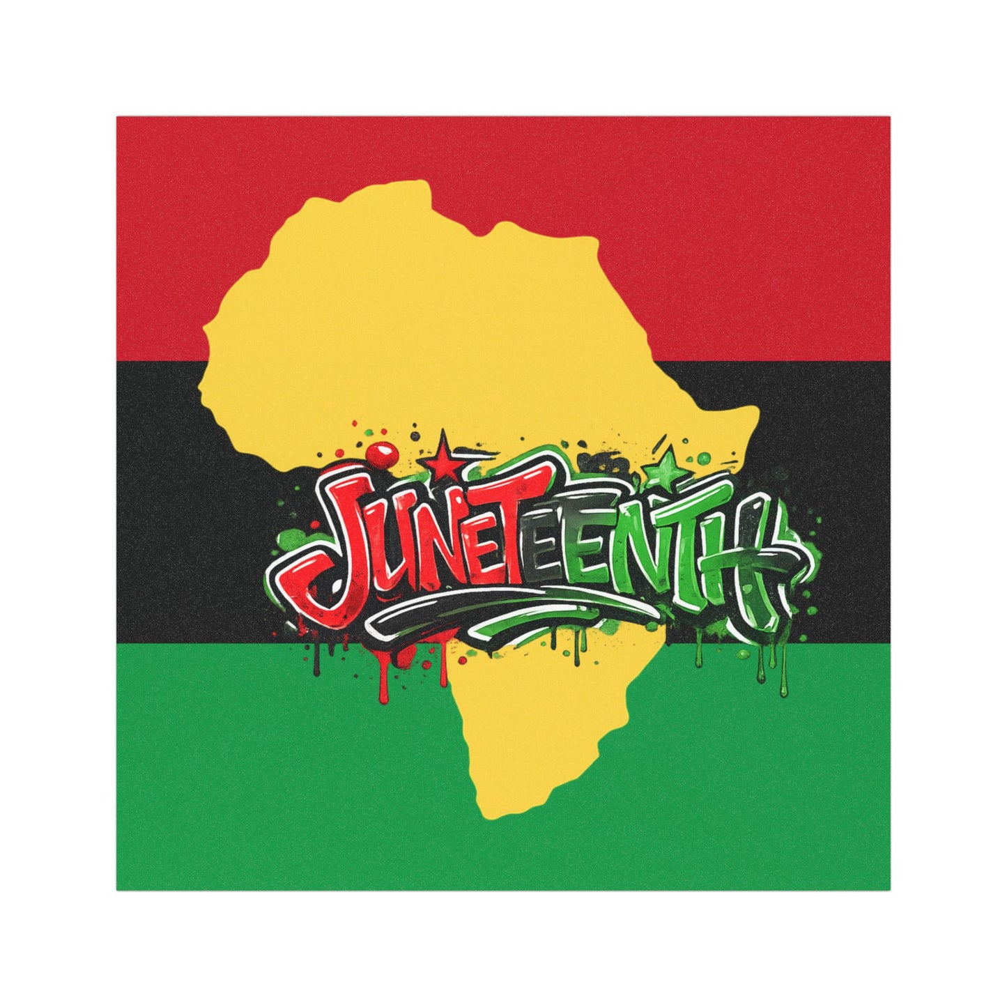 Juneteenth Africa Car Magnet | Pan African Freedom Day Magnet | Black Heritage Vehicle Accessory