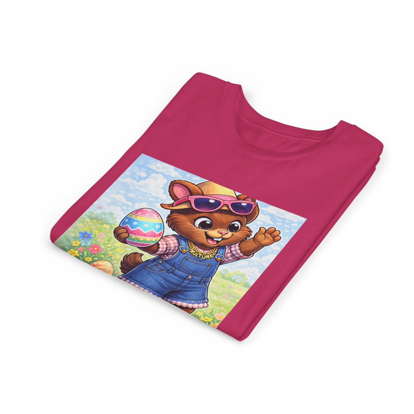 Kulture Fresh™ "Easter Cowgirl" Bunny Youth Tee — Kulture Kids Easter Shirt