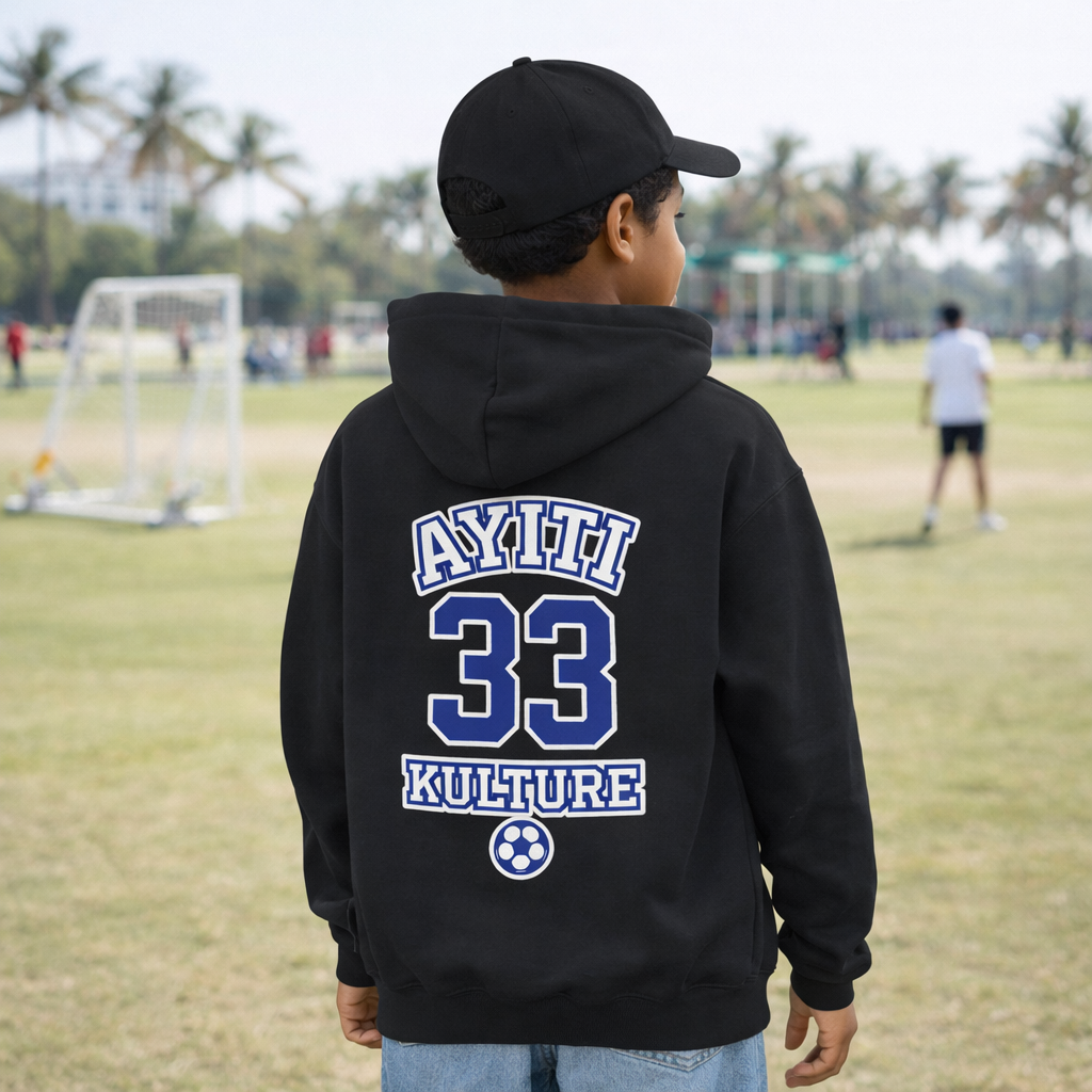 AYITI WORLD™ Kids' 2026 World Football Hoodie — Official Haitian Kulture  Supporter Youth 33 Sweatshirt
