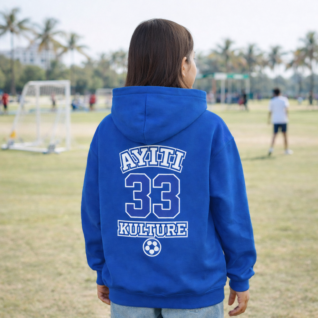 AYITI WORLD™ Kids' 2026 World Football Hoodie — Official Haitian Kulture  Supporter Youth 33 Sweatshirt