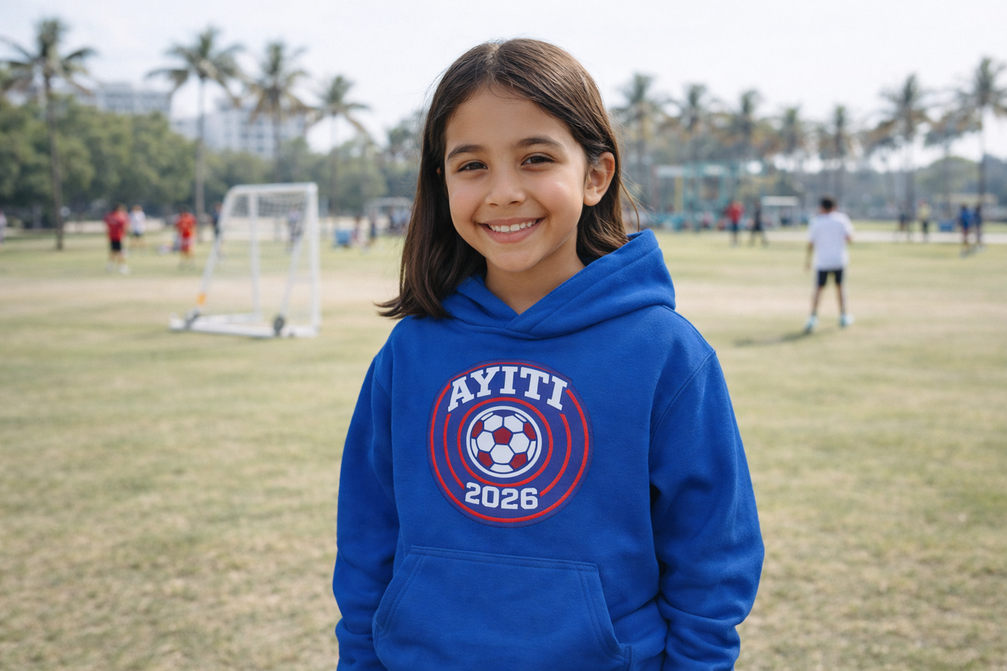 AYITI WORLD™ Kids' 2026 World Football Hoodie — Official Haitian Kulture  Supporter Youth 33 Sweatshirt