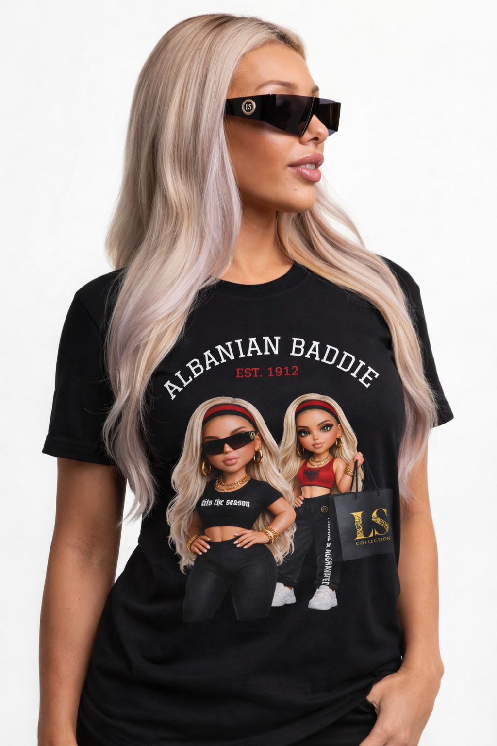 Kulture Fresh™ "Albanian Baddie" Chibi Tee — 1912 Heritage Edition