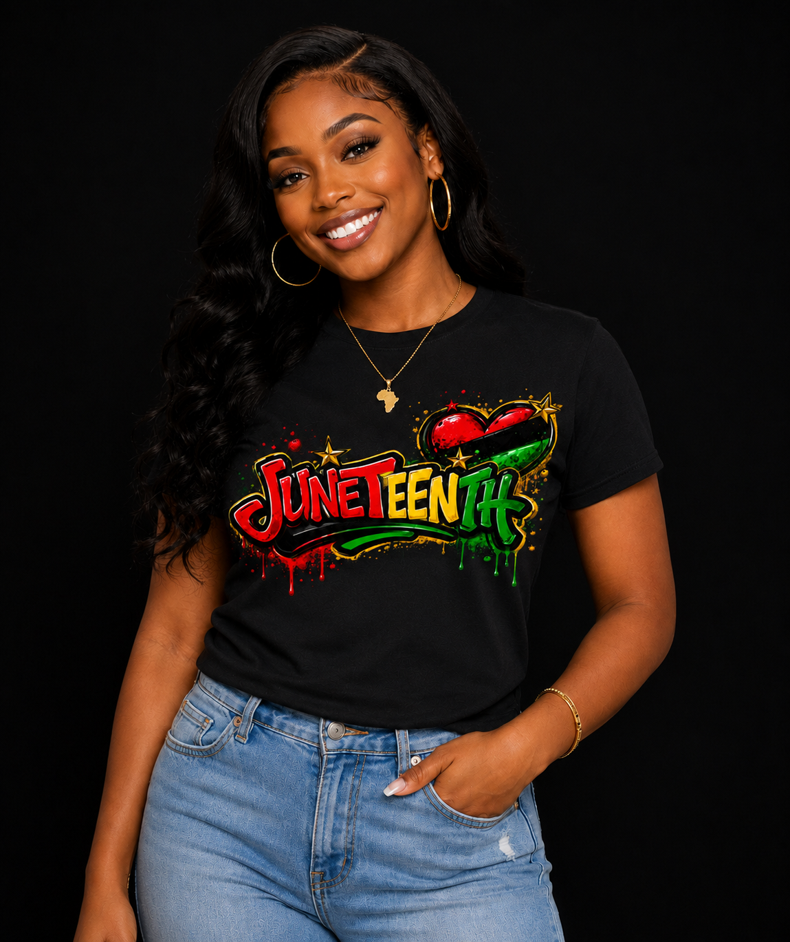 Juneteenth Graffiti Tee | Black History Shirt | Freedom Day | Unisex Juneteenth Celebration Shirt | Couples Matching