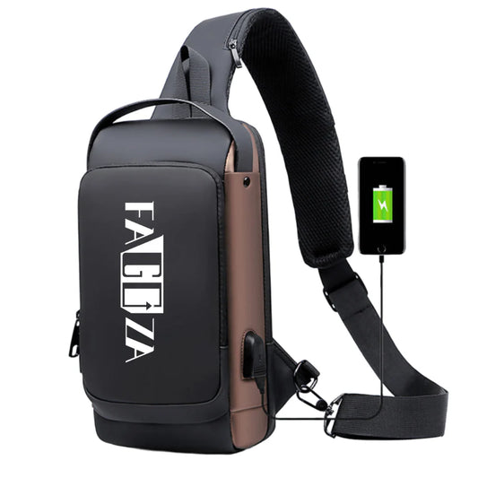 ByteGuard™ Anti-Theft USB Sling Bag – Smart Charging, Secure & Sleek