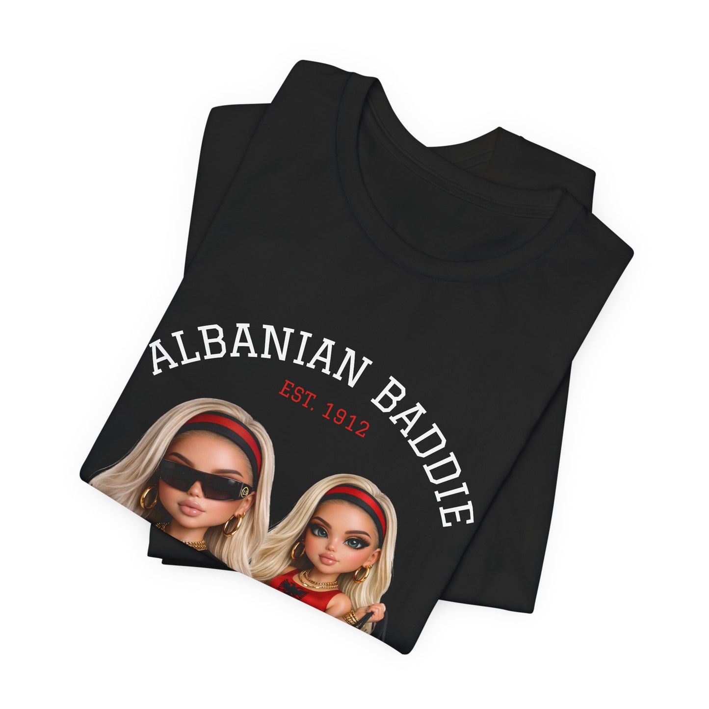 Kulture Fresh™ "Albanian Baddie" Chibi Tee — 1912 Heritage Edition