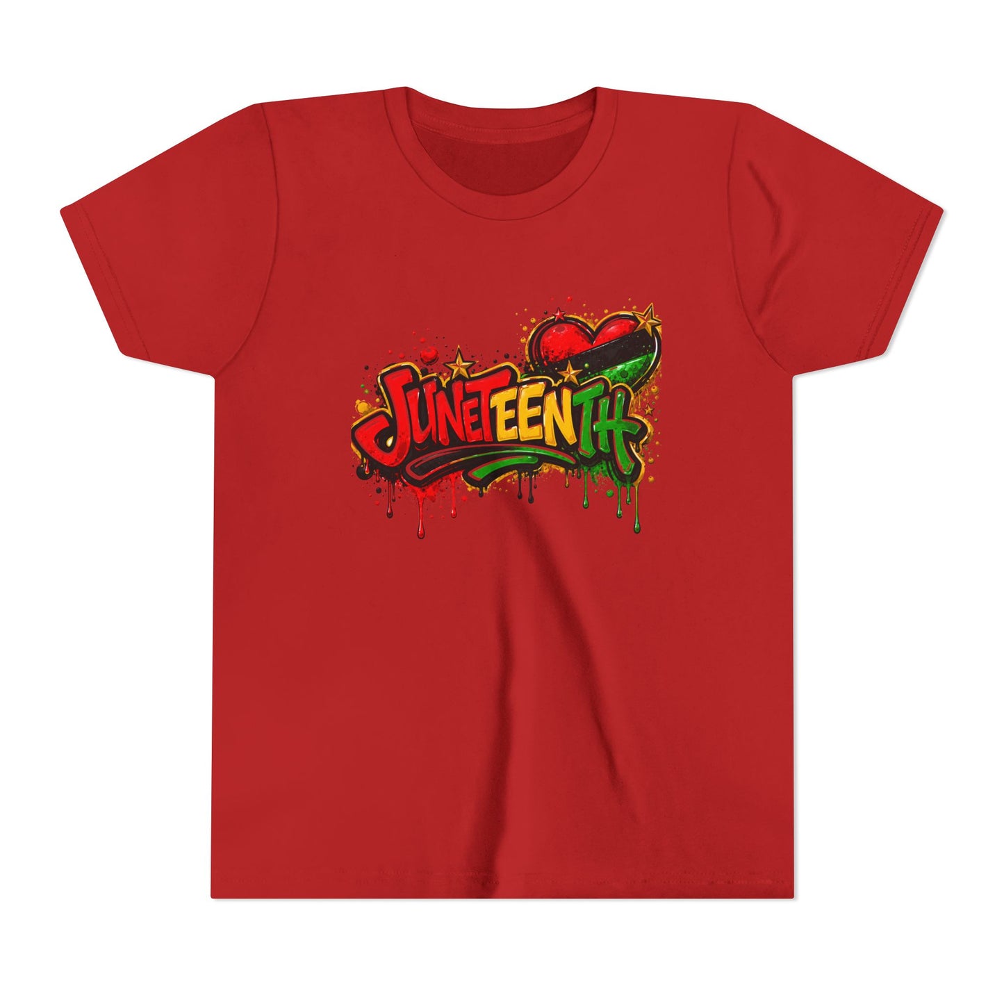Juneteenth Kids Shirt | Black History Month Kids Tee | Juneteenth Graffiti T-Shirt | African American Pride Shirt | Freedom Day Youth Tee