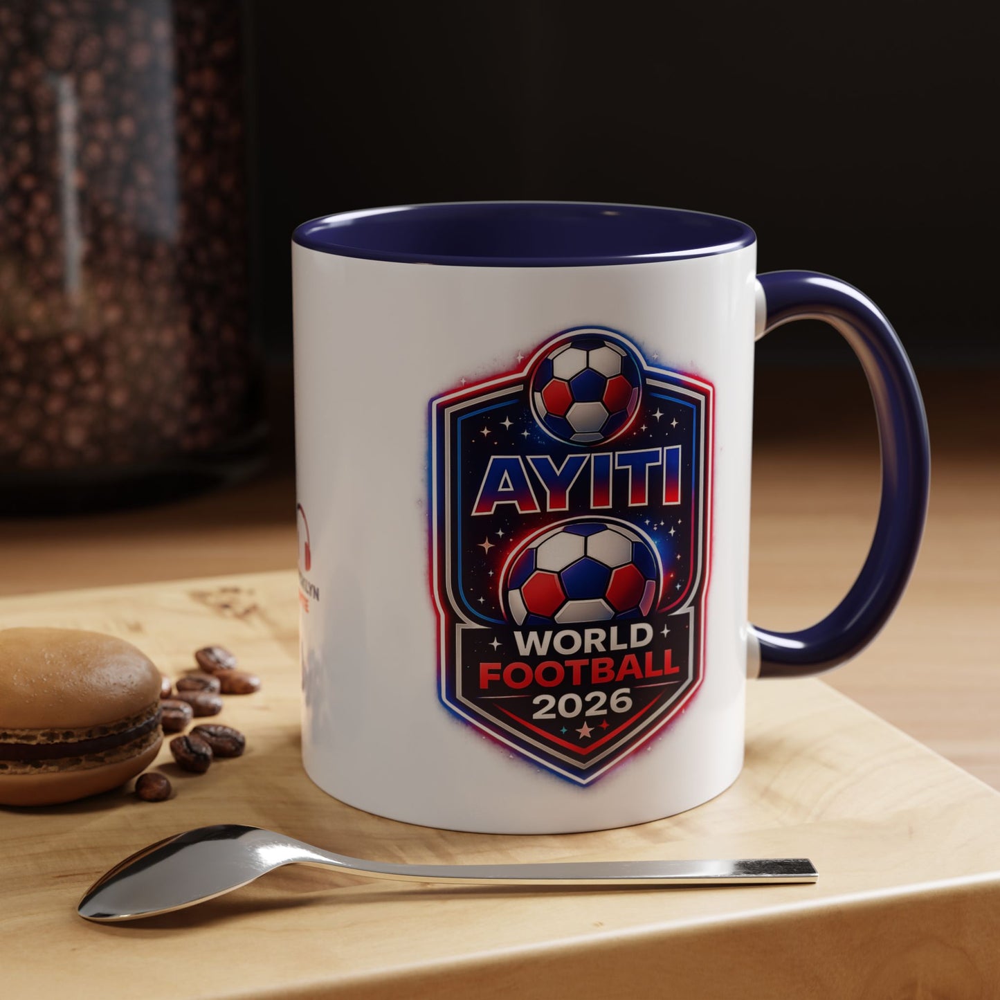 Brooklyn Byte™ Haitian Coffee Mug – Official 2026 AYITI WORLD™ Football Coffee Mug