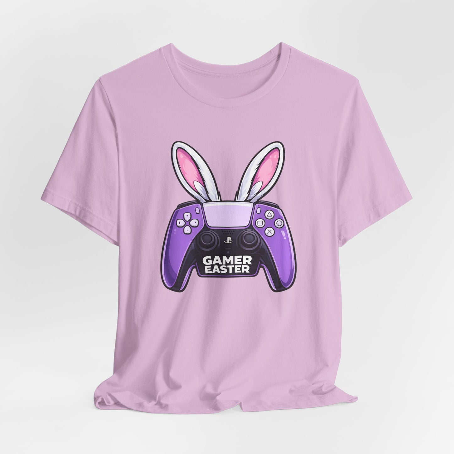 Kulture Fresh™ "Gamer Easter" T-Shirt — Purple Controller Bunny Tee