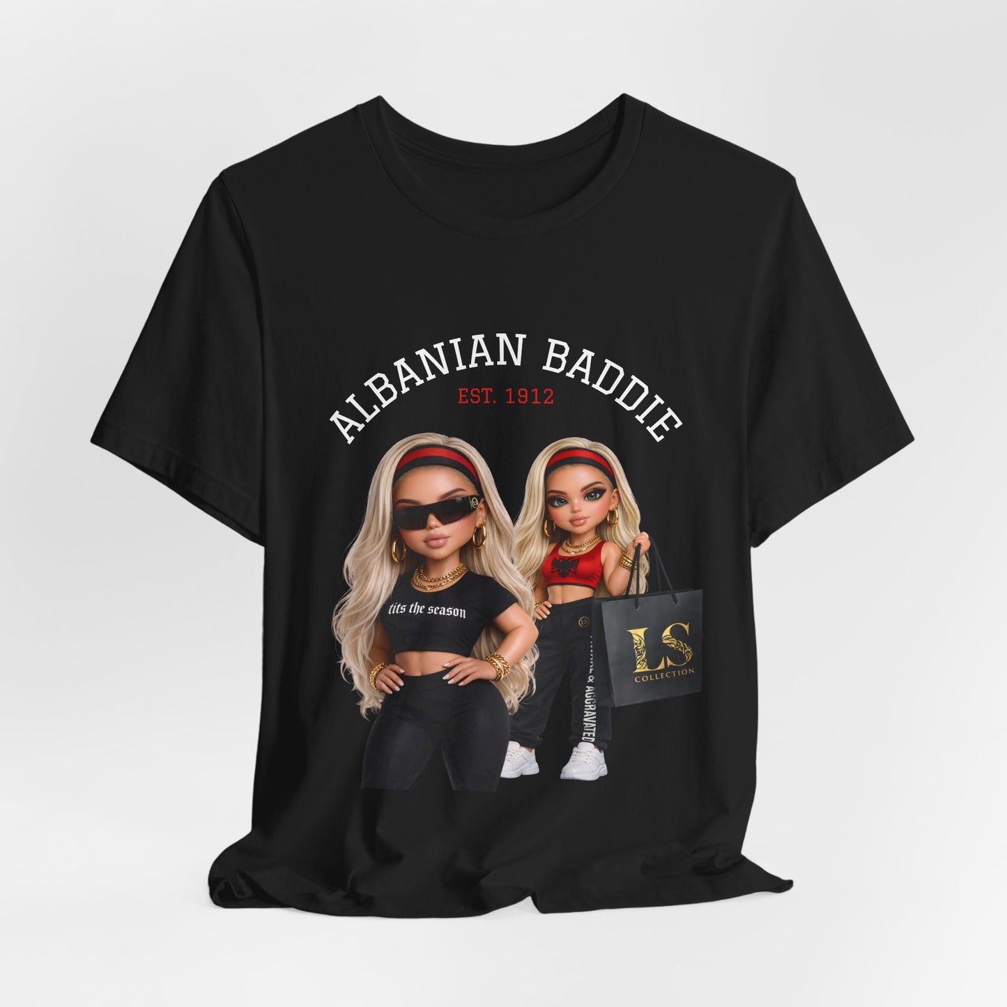 Kulture Fresh™ "Albanian Baddie" Chibi Tee — 1912 Heritage Edition