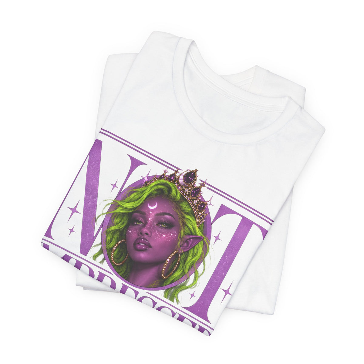 Alien Princess Marz "Not Impressed" Graphic  Tee