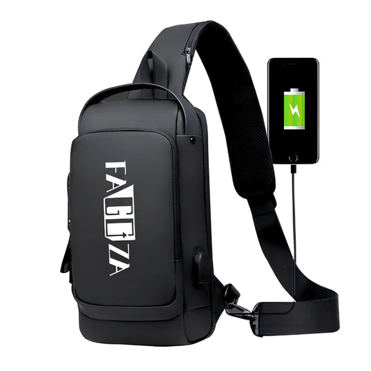 ByteGuard™ Anti-Theft USB Sling Bag – Smart Charging, Secure & Sleek