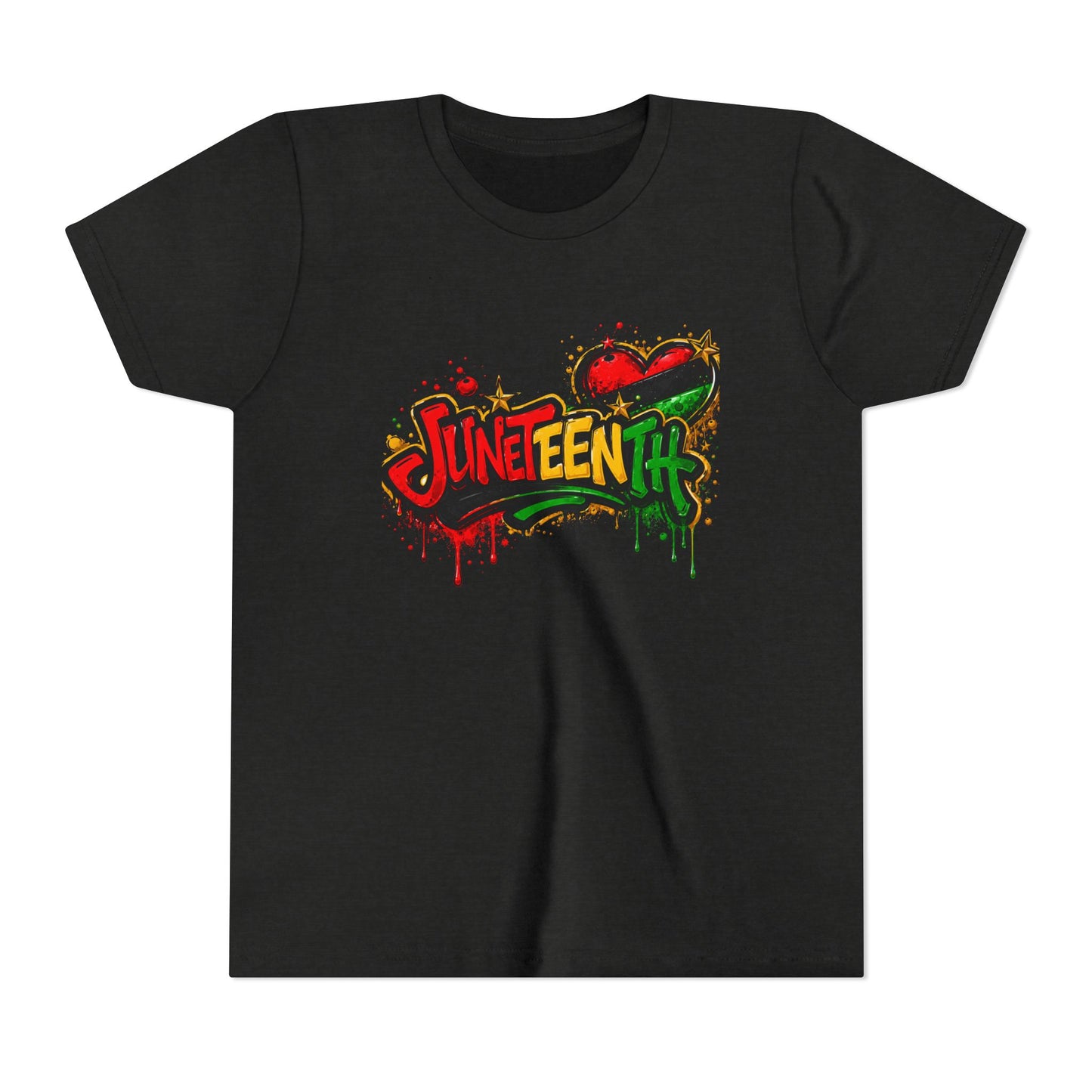 Juneteenth Kids Shirt | Black History Month Kids Tee | Juneteenth Graffiti T-Shirt | African American Pride Shirt | Freedom Day Youth Tee