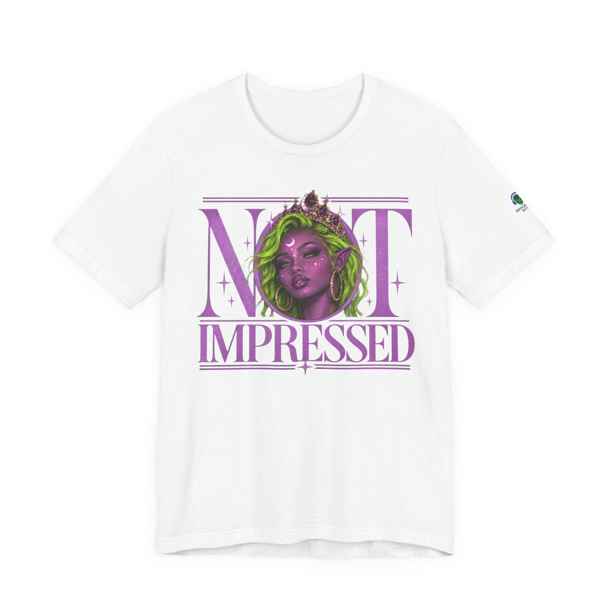 Alien Princess Marz "Not Impressed" Graphic  Tee