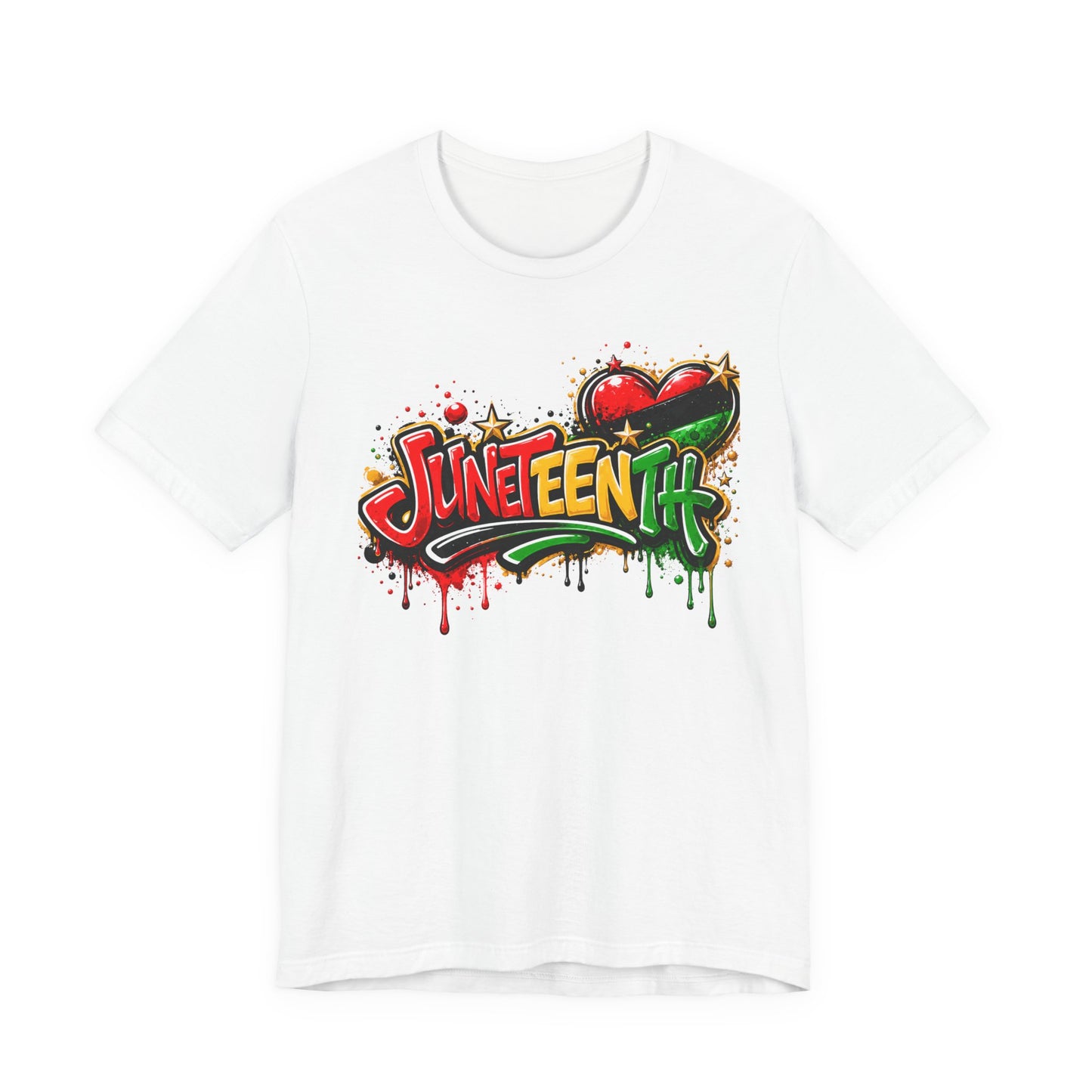 Juneteenth Graffiti Tee | Black History Shirt | Freedom Day | Unisex Juneteenth Celebration Shirt | Couples Matching