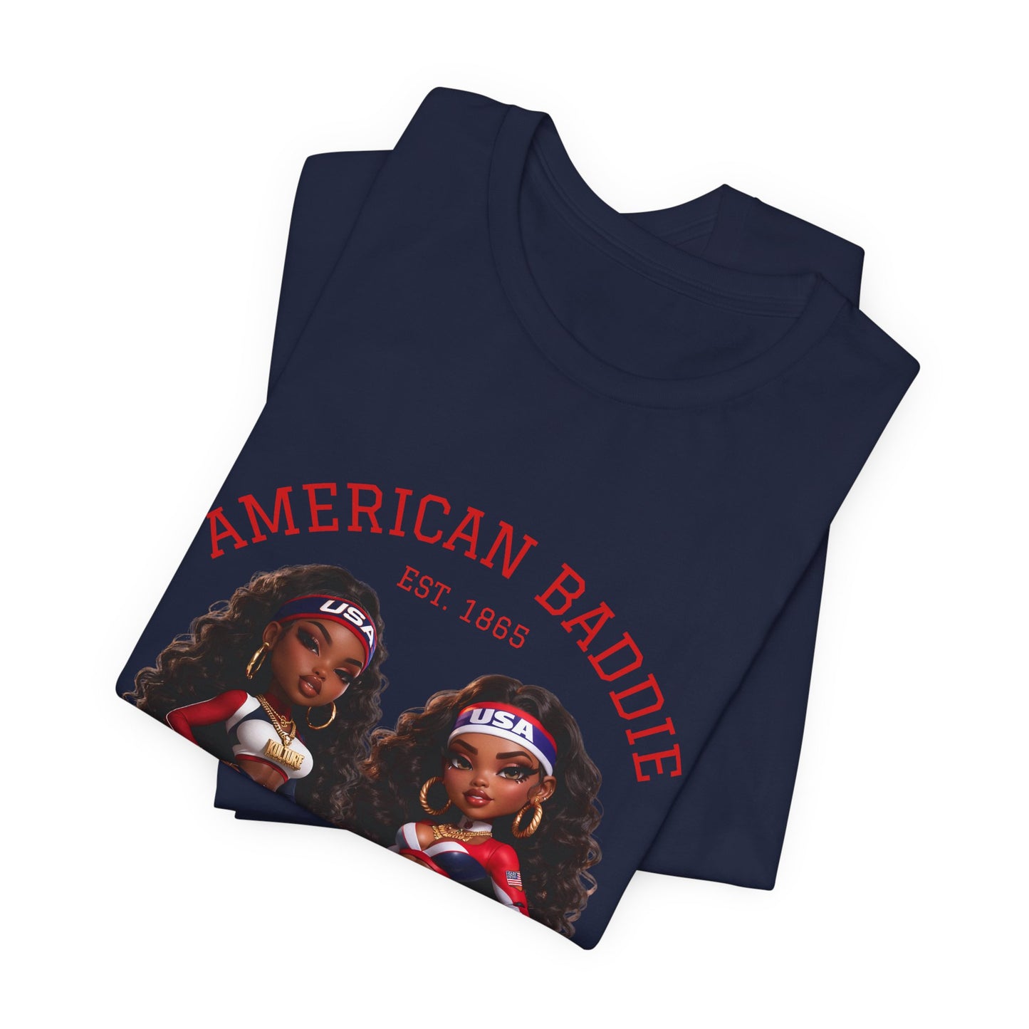 Kulture Fresh™ "USA Baddie" Chibi Tee — 1865 Heritage Edition