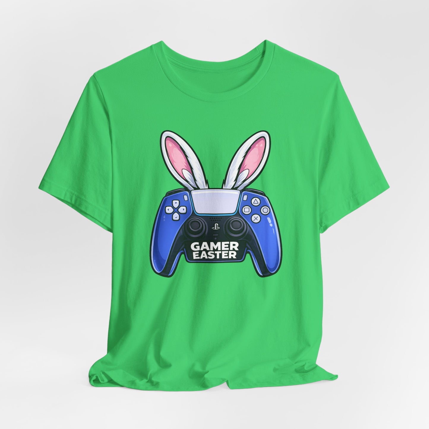 Kulture Fresh™ "Gamer Easter" T-Shirt — Blue Controller Bunny Tee