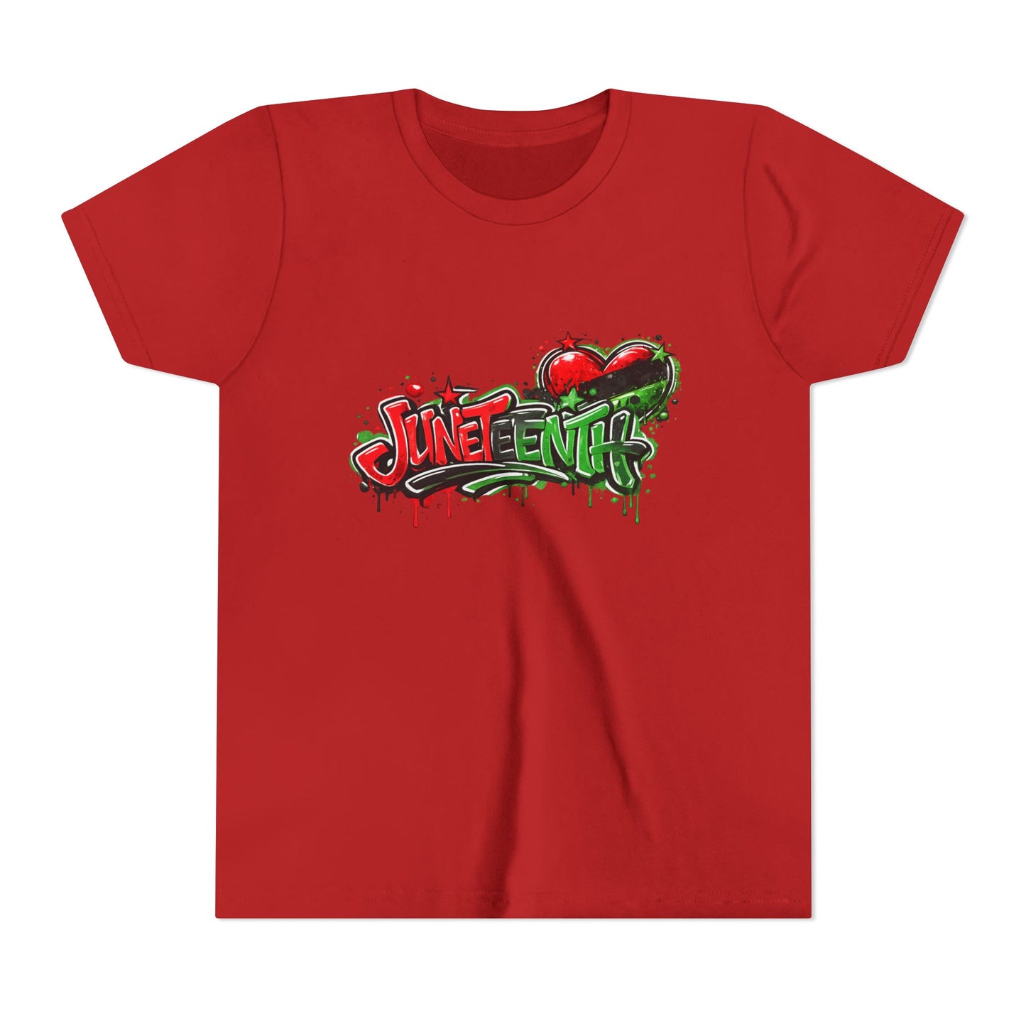 Juneteenth Kids Shirt | Black History Month Kids Tee | Juneteenth Graffiti T-Shirt | African American Pride Shirt | Freedom Day Youth Tee