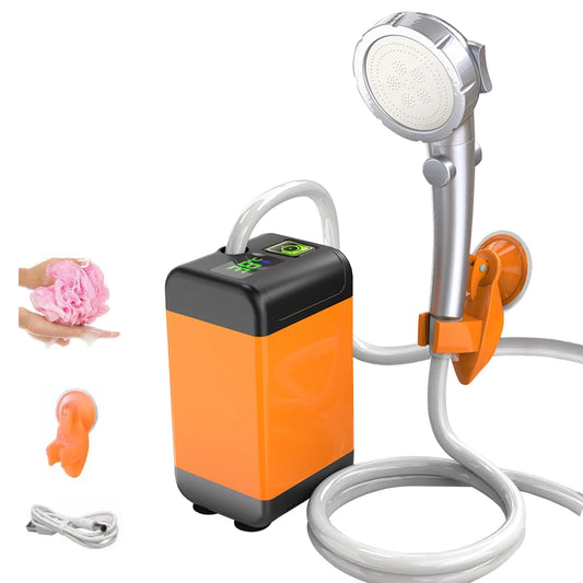 ByteLyfe™ Portable Outdoor Camping Shower – Electric & Rechargeable for Camping, Hiking, Travel