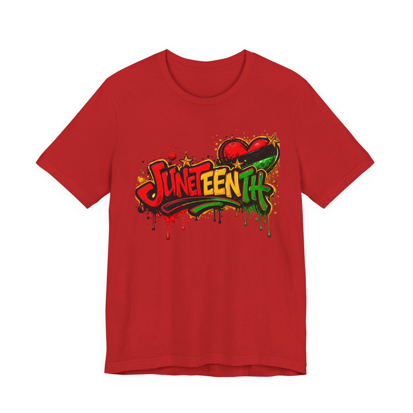 Juneteenth Graffiti Tee | Black History Shirt | Freedom Day | Unisex Juneteenth Celebration Shirt | Couples Matching