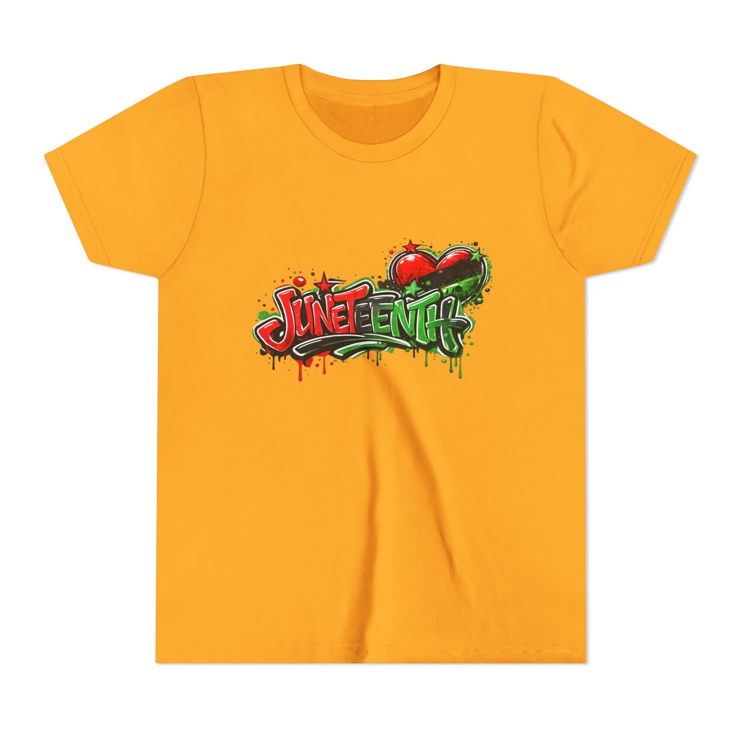 Juneteenth Kids Shirt | Black History Month Kids Tee | Juneteenth Graffiti T-Shirt | African American Pride Shirt | Freedom Day Youth Tee