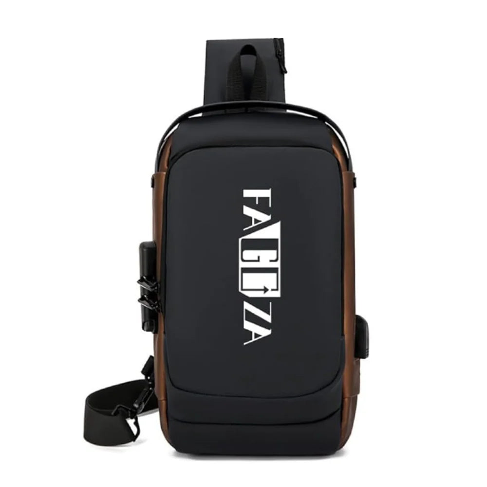 ByteGuard™ Anti-Theft USB Sling Bag – Smart Charging, Secure & Sleek