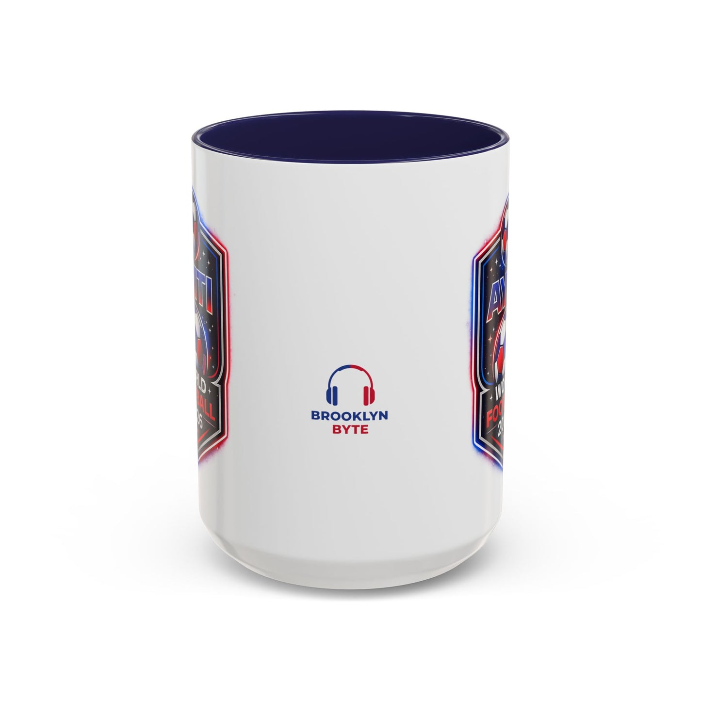 Brooklyn Byte™ Haitian Coffee Mug – Official 2026 AYITI WORLD™ Football Coffee Mug