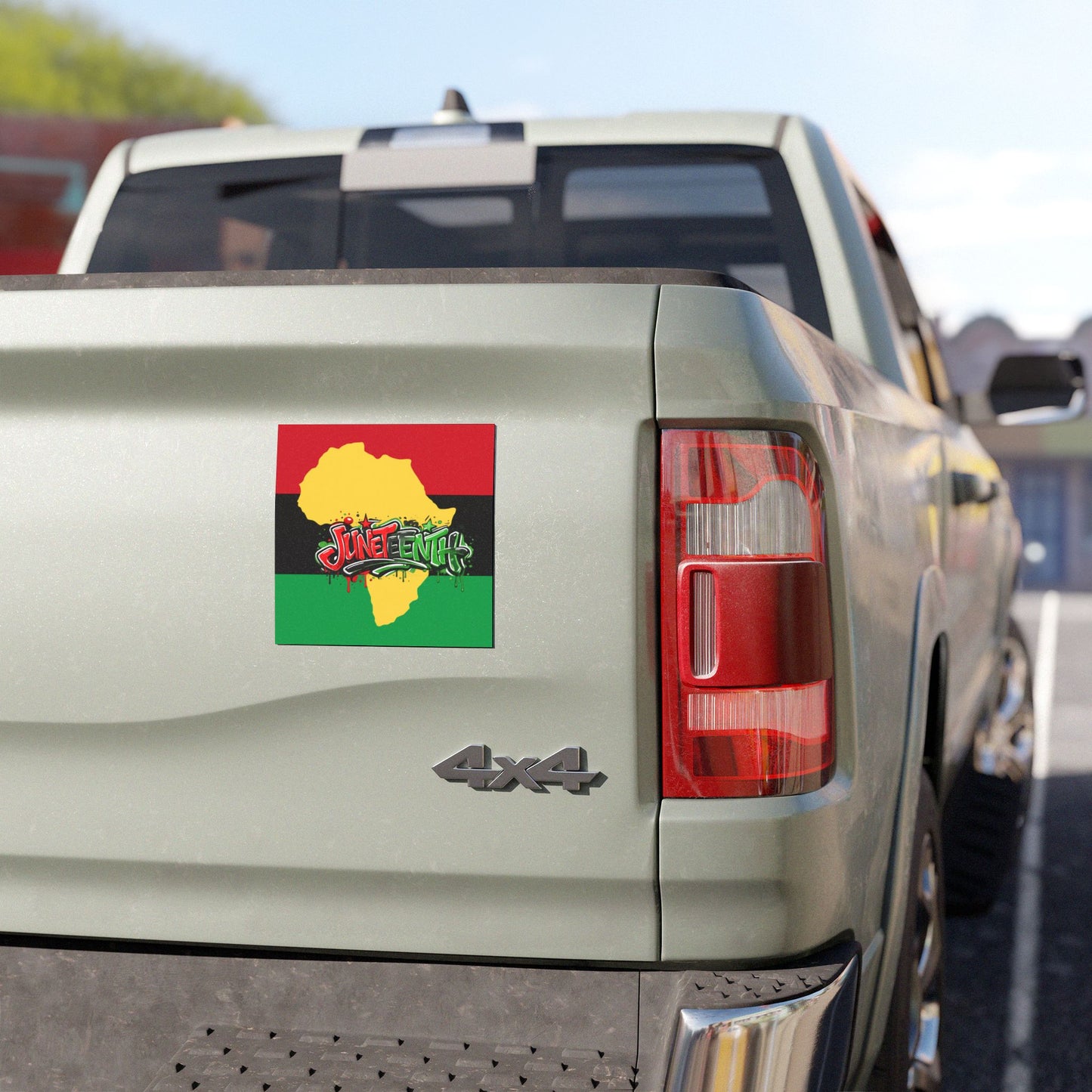 Juneteenth Africa Car Magnet | Pan African Freedom Day Magnet | Black Heritage Vehicle Accessory