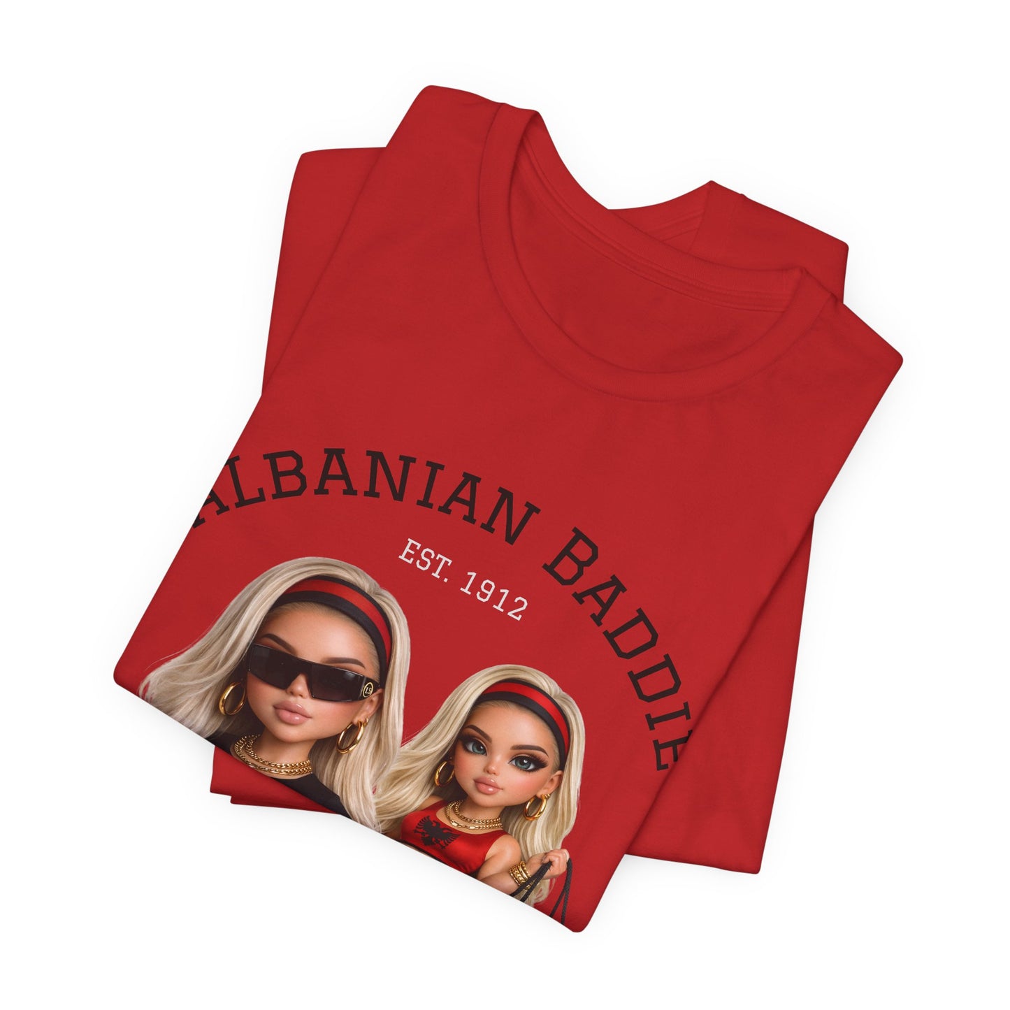 Kulture Fresh™ "Albanian Baddie" Chibi Tee — 1912 Heritage Edition